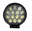 Foco de led redondo 42w, 12/24v, 12cms diámetro