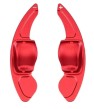 Set paletas de cambio rojas volante vw, seat, skoda