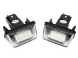 Kit plafones led para matricula de peugeot y citroen