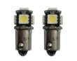 Bombillas h6w led blanco, can bus, 12v