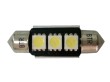 Bombilla de plafón 3 led smd 36mm. can bus, 24v