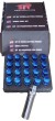 20 tornillos cónicos racing m14x1.50 l27 azules