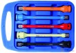 Estuche 5 barras de impacto 1/2" de torsion con par controlado, 100-150 nm.