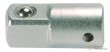 Vaso ampliador 1/4"h a 3/8"m, satinado
