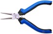 Alicate boca cigüeña redonda electronica , 125 mm, din 5236, mango bimateria, din 5236