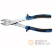 Alicate extrafuerte de corte diagonal, 240 mm, mango antideslizante azul