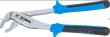 Alicate pico-pato ajustable 245 mm, mango bimateria azul