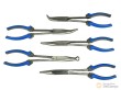 Estuche 5 alicates boca cigüeña, 290 mm, extralargos
