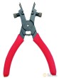Alicate profesional circlips interiores, 165 mm, cabeza ajustable