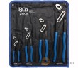 Bolsa 4 alicates pico-pato ajustables (175 - 240 - 300 - 400 mm.)
