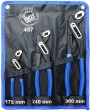 Bolsa de 3 alicates pico-pato ajustables, din 5231, 175 - 240 - 300 mm