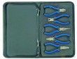 Estuche 5 mini-alicates de electronica y precision, din 5244