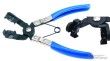 Alicate para abrazaderas clic & clic-r, con cabeza giratoria, 190 mm