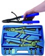 Estuche 2 alicates circlips abrir - cerrar, 420 mm + 10 puntas intercambiables