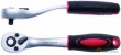Carraca 1/4" reversible alabeada, 72 d.