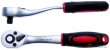 Carraca 3/8" reversible alabeada, 72 d.
