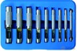 Estuche 9 sacabocados, ø 3 - 12 mm.