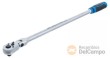 Carraca extralarga 3/8" articulada 180º, 72 d. (457 mm.)