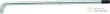 Llave acodada torx extralargas, øt30 x 160 mm.