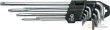 Blister 9 llaves acodadas extralargas torx (ø t10 - t50)