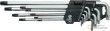 Blister 9 llaves acodadas extralargas torx/torx-h (øt10/t10h - t50/t50h) bocas reforzadas