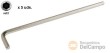 Blister de 5 llaves acodada allen extralarga, ø6 x 180 mm.