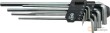 Blister 9 llaves acodadas allen extralargas (ø1,5 - 10 mm)