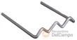 Bolsa 100 grapas metalicas en forma de *u*, ø 0,6 mm ,para soldador de plásticos para GTi100873