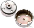 Cazoleta 3/8" extractora de filtro de aceite de aluminio, hyundai & kia, 15/1 caras - ø 87 mm