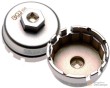 Cazoleta 3/8" extractora de filtro de aceite de aluminio, toyota & lexus, 14/1 caras - ø 65 mm - 4 almenas