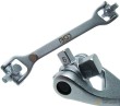 Llave articulada especial 8 x 1 para carter, cabezas giratorias
