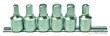 Regleta 6 vasos 1/2" tapon carter, 8 - 14 mm