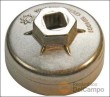 Cazoleta 1/2" de aluminio, 12/1 caras - ø 75 mm.