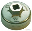 Cazoleta extractora de filtro de aceite 1/2" de aluminio, 14/1 caras - ø 64 mm (daihatsu-fiat-nissan-toyota) mod. 901