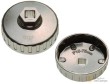 Cazoleta extractora de filtro de aceite 1/2" de aluminio, 15/1 caras - ø 75 mm (chrysler-gm)