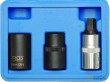 Estuche 3 vasos 1/2" pentagonales para freno (14 mm opel astra/zafira-smart & 19 mm renault-peugeot)