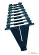 Soporte portante de plastico para 8 llaves combinadas - planas - estrella codo - etc