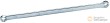 Llave estrella plana bihex. extralarga, 290 mm, 11 x 13 mm