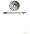 Llave de vaso doble articulada bihex., 18 x 19 mm