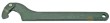 Llave de gancho o medio punto articulada, din1804, 35 - 60 x 175 mm