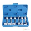 Estuche 6 llaves 1/2" bihex. abiertas para inyectores, 12 - 19 mm