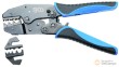 Alicate prensaterminales + 2 cabezas intercambiables (aislados ø 0.5 - 6 mm² y preaislados ø 1.5 - 10 mm²)