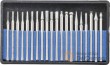 Estuche 20 muelas y brocas diamantadas, ø 3 mm