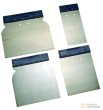 Blister 4 espatulas carrocero acero inox. (50 - 80 - 105 - 120 mm)