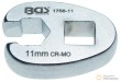 Llave 3/8" abierta "crowfoot", 11 mm