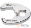 Llave 3/8" abierta "crowfoot", 19 mm