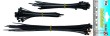 Blister 75 bridas negras 100 - 120 - 200 mm.,