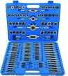 Estuche 110 pcs machos y terrajas (ø m2 x 0.4 mm - m18 x 1.5 mm) acero &tungsteno