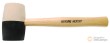 Maza de goma bicolor, 840 grs., cabeza ø 63 mm