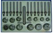 Estuche 27 pcs para rectificado asiento de valvulas (ø 30 - 60 mm)